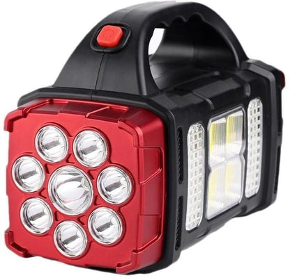 Multifunctional Solar Waterproof Flashlight with USB Charging